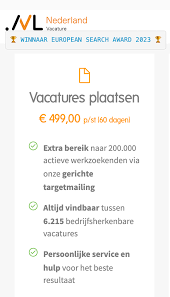 toerisme vacatures