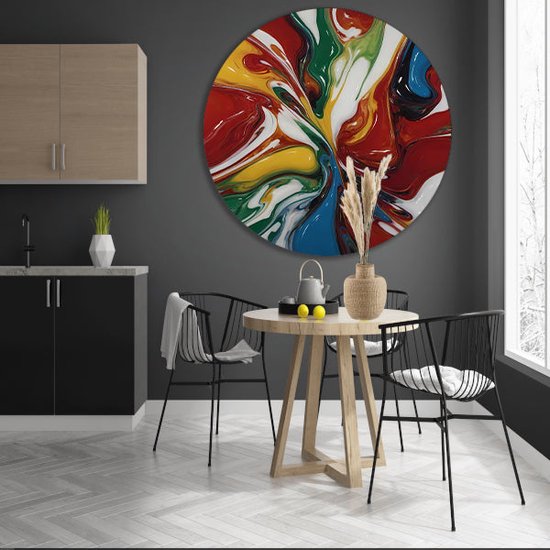 Moderne Elegantie: Aluminium Kunst aan de Muur