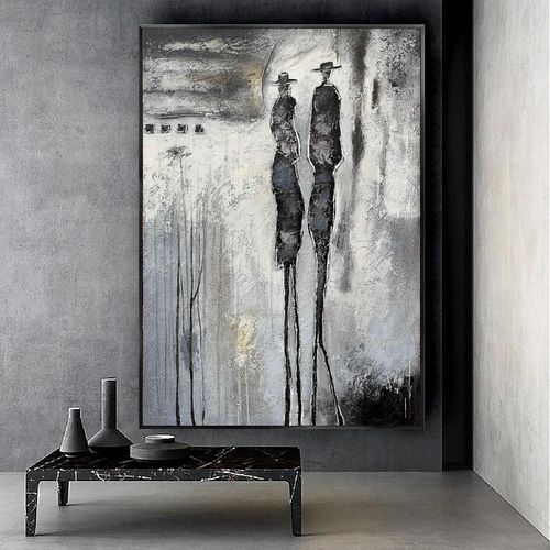 Tijdloze Schoonheid: Zwart Wit Kunst aan de Muur